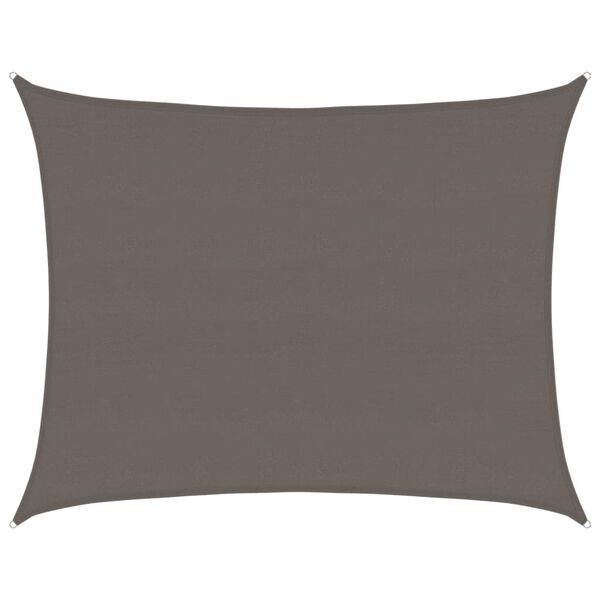 vidaXL P&acirc;nză parasolar, antracit, 6x8 m, HDPE, 160 g/m&sup2;