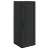 vidaXL Dulap montat pe perete Negru 33 x 34,5 x 90 cm Lemn prelucrat