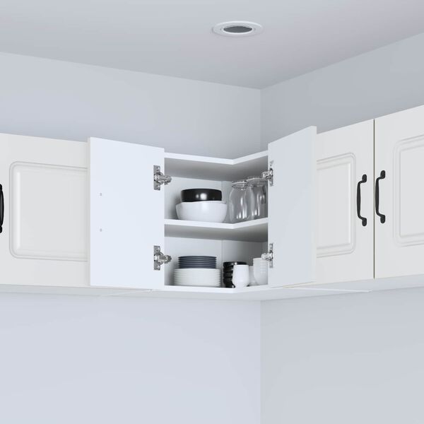 vidaXL Dulap de bucătărie Kalmar Alb 57 x 57 x 40 cm Lemn compozit