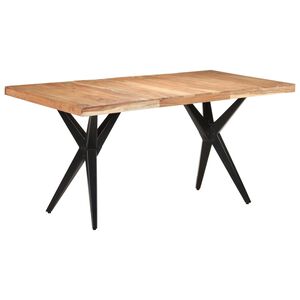 vidaXL Masă de bucătărie, 160x80x76 cm, lemn masiv de acacia