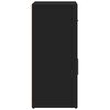 vidaXL Dulap, negru, 60x31x70 cm, lemn prelucrat