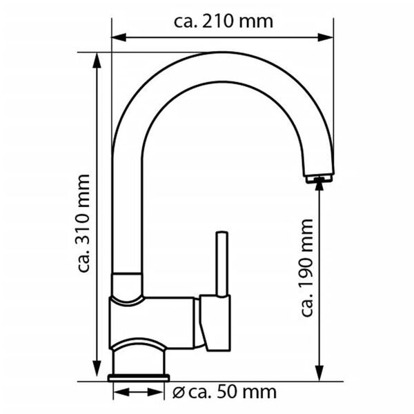 eyckhaus Baterie de bucătărie IBIZA, negru mat