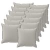 vidaXL Husă pentru pernă 12 buc. HOUTEN Gri 50 x 50 cm Poliester