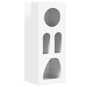 vidaXL Bufet Alb lucios 40 x 35 x 100.5 cm Lemn compozit