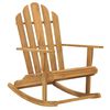 vidaXL Scaun balansoar Adirondack, lemn masiv de tec