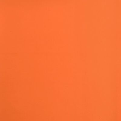 vidaXL Scaun de bucătărie, portocaliu, piele ecologică
