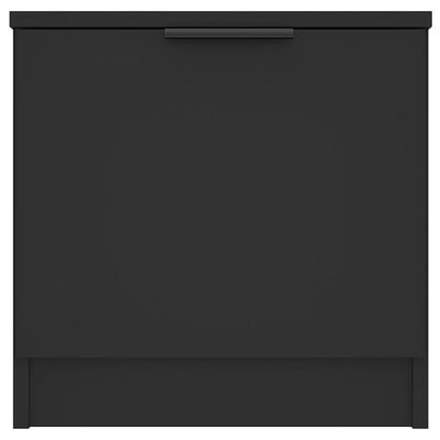 vidaXL Noptiere, 2 buc., negru, 40x39x40 cm