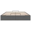 vidaXL Cadru pat otoman fără saltea Gri închis 140x190 cm țesătură