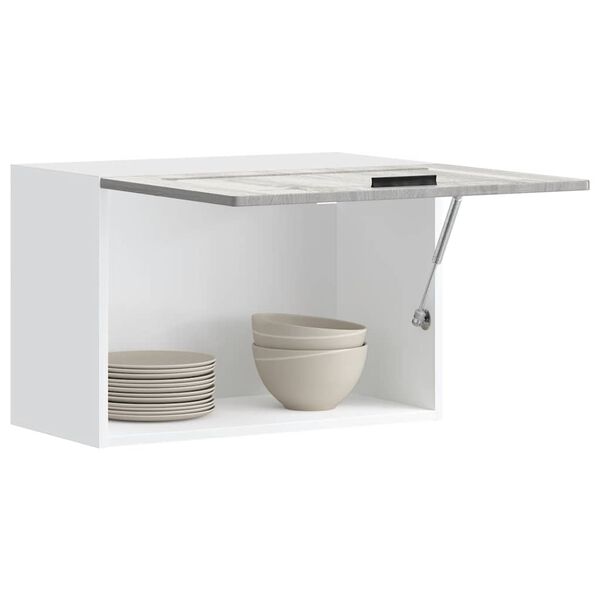 vidaXL Dulap de bucatarie "Porto" din lemn prelucrat Sonoma gri