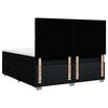 vidaXL Pat box spring cu saltea, negru, 200x200 cm, textil