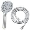 vidaXL Set de cap de duș Crom 150 cm Oţel inoxidabil