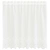 vidaXL Cortină din Dantelă Alb 80 x 150 cm Poliester