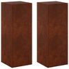 vidaXL Suport pentru plante 2 pcs Ruginit 30 x 30 x 80 cm