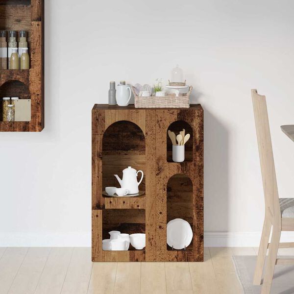 vidaXL Bufet Lemn vechi 59 x 35 x 80.5 cm Lemn compozit