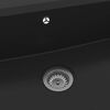 vidaXL Chiuvetă de bucătărie Negru 79 x 50 x 31 cm Quartz și rășină