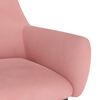 vidaXL Scaun balansoar, roz, catifea