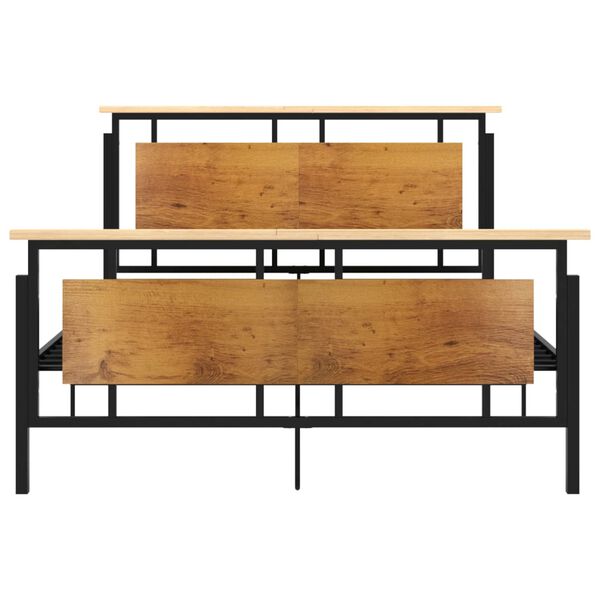 vidaXL Cadru de pat, 140x200 cm, metal