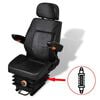 vidaXL Scaun de tractor cu suspensie