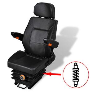 vidaXL Scaun de tractor cu suspensie