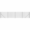 vidaXL Gard plasă de s&acirc;rmă cu bordură, antracit, 1,6x10 m