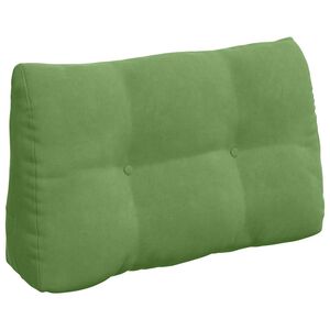 vidaXL Perna pentru spate Verde deschis 80 x 24 x 50 cm Catifea