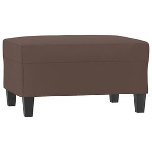 vidaXL Taburet, maro, 70x55x41 cm, piele ecologică