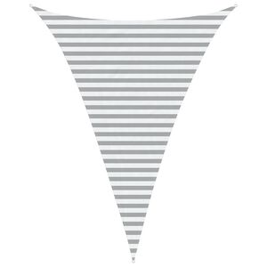 vidaXL P&acirc;nză de umbră Gri deschis și alb. 3 x 4 x 4 m