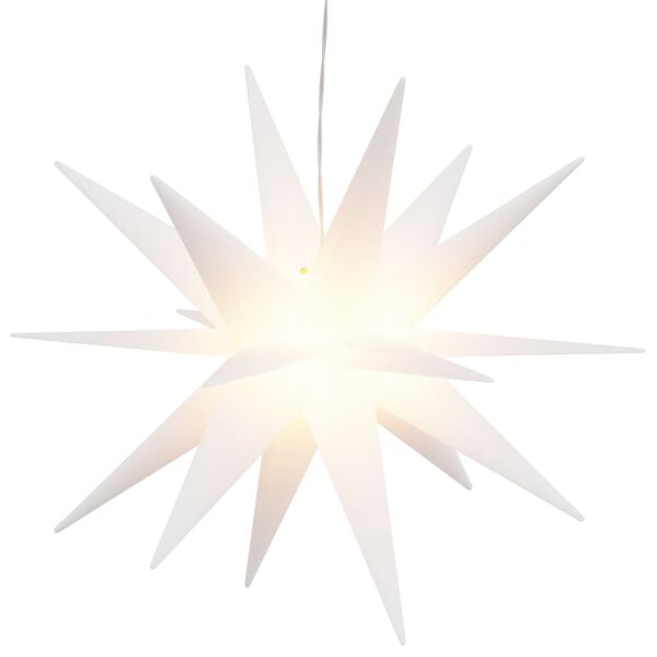 vidaXL Lumină de Crăciun cu LED, alb, 43 cm, pliabil