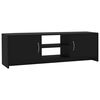 vidaXL Comodă TV, negru, 120 x 30 x 37,5 cm, PAL