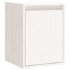 vidaXL Dulap de perete, alb, 30x30x40 cm, lemn masiv de pin