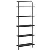 vidaXL Raft pentru cărți 5 niveluri 60 x 24 x 168 cm Lemn prelucrat