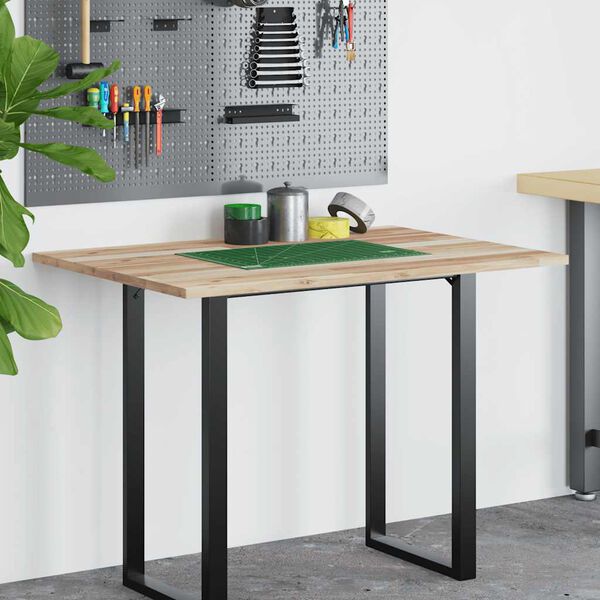 vidaXL Blat de birou netratat, 100x70x2 cm, lemn masiv de acacia