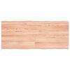 vidaXL Blat masă, 140x60x(2-4) cm, maro, lemn tratat contur organic