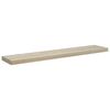 vidaXL Rafturi perete suspendate, 4 buc., stejar, 120x23,5x3,8 cm, MDF
