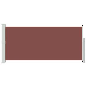 vidaXL Copertină laterală retractabilă, maro, 140x300 cm