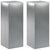vidaXL Suport pentru plante 2 pcs Argintiu 30 x 30 x 80 cm