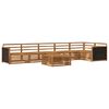 vidaXL Set de canapele de exterior 7 buc. natural Lemn Solid de Acacia