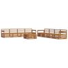 vidaXL Set de canapele de exterior 9 buc. natural Lemn Solid de Acacia