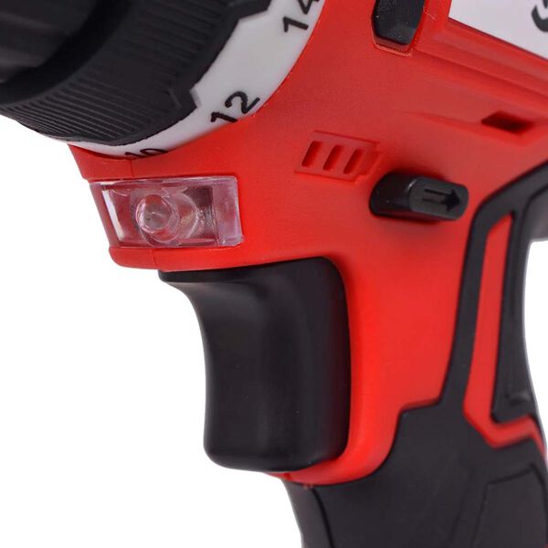 vidaXL Kit bormașină fără fir, cu baterii Li-ion 18 V