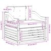 vidaXL Set de canapele de exterior Lemn Solid de Acacia natural