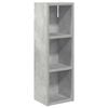 vidaXL Dulap de perete pentru baie cu raft Gri Beton 20 x 16 x 62,5 cm