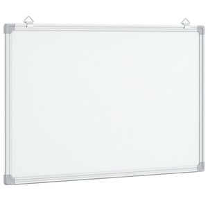vidaXL Tablă magnetică, alb, 40x30x1,7 cm, aluminiu