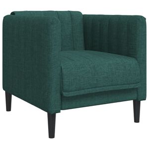 vidaXL Fotoliu, verde &icirc;nchis, material textil