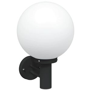 vidaXL Lumină de perete pentru exterior Negru 28 x 25 x 38 cm