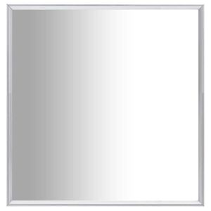 vidaXL Oglindă, argintiu, 60x60 cm