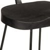 vidaXL Scaune de bar 2 buc Negru 49x43x103 cm Lemn masiv Mango