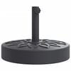vidaXL Suport umbrelă pentru st&acirc;lpi &Oslash;38 / 48 mm, 25 kg, rotund