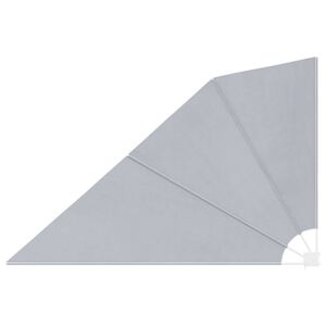 vidaXL Copertină laterală pliabilă de balcon, gri, 160x240 cm