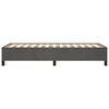 vidaXL Cadru de pat fără saltea, gri &icirc;nchis, 80x200 cm, catifea