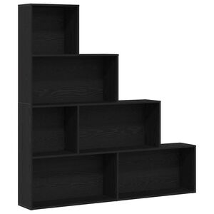 vidaXL Dulap pentru cărți 6 niveluri 155 x 24 x 160 cm Lemn prelucrat